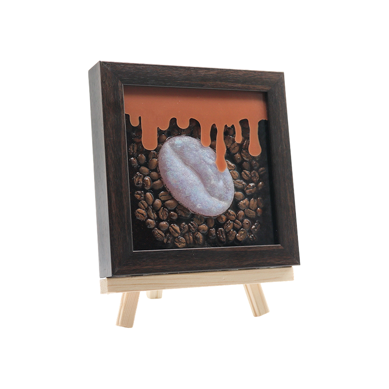 Lámpara artística de simulación de café ámbar, fragancia de café beso de lámpara