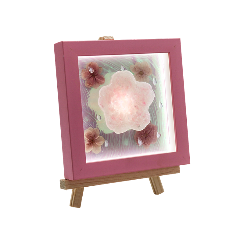 Luz artística de flor de cerezo rosa - Gel de flor de cerezo