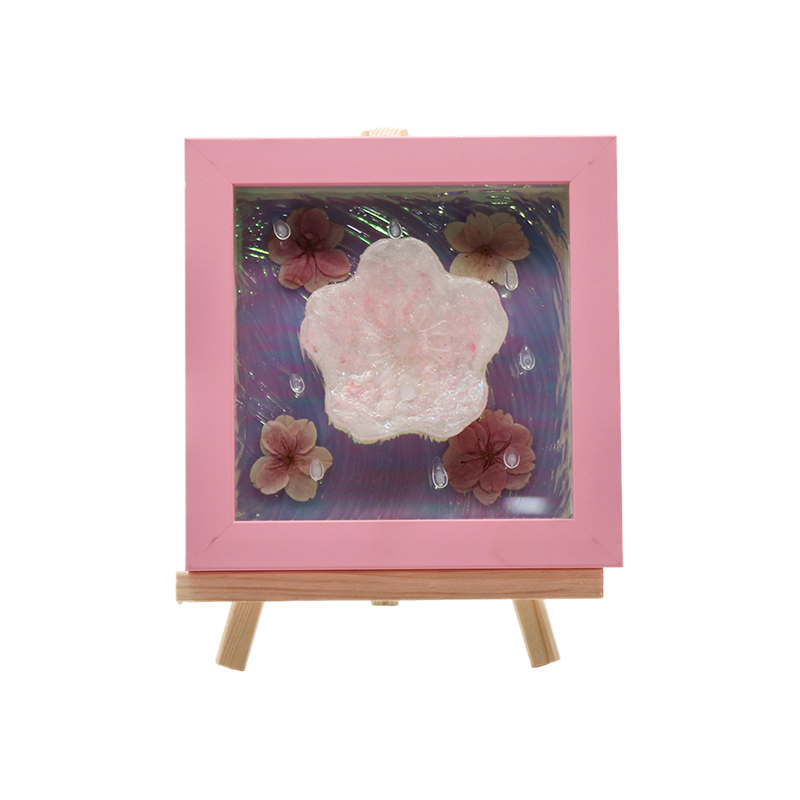 Luz artística de flor de cerezo rosa - Gel de flor de cerezo