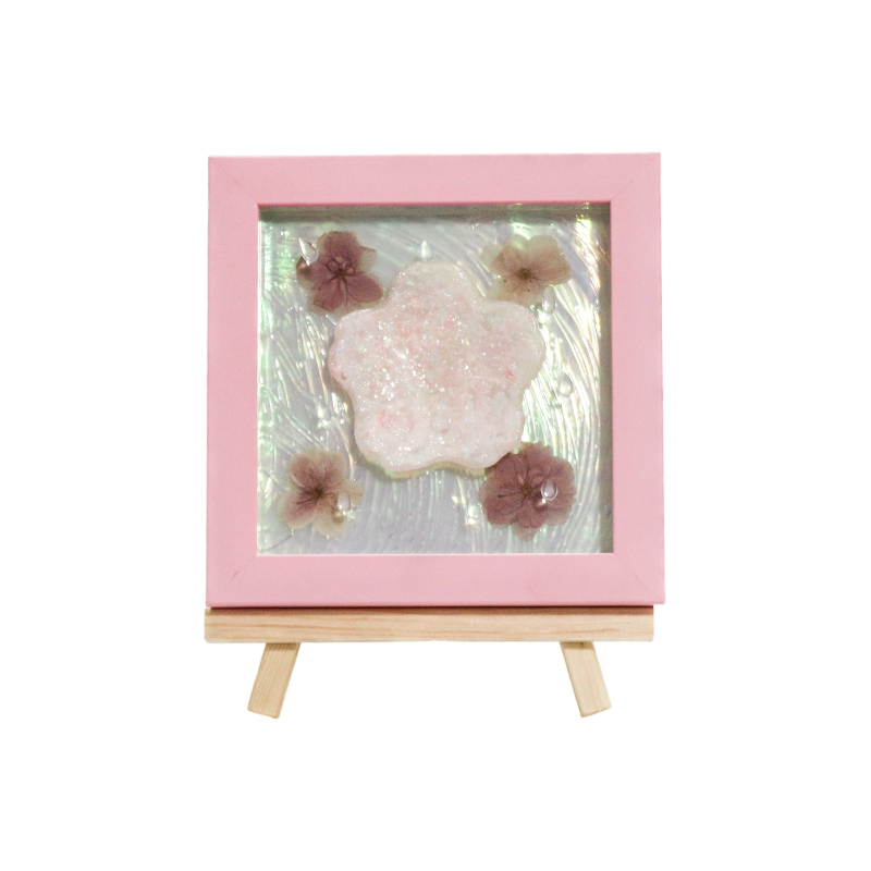 Luz artística de flor de cerezo rosa - Gel de flor de cerezo